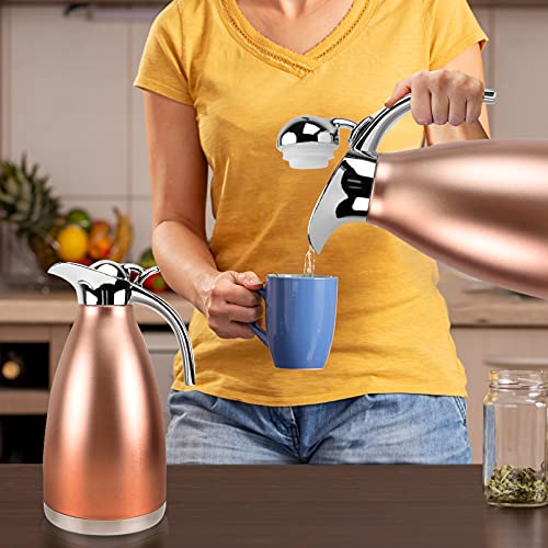 SHERCHPRY Jarro térmico de aço inoxidável 2l jarro térmico isolado a vácuo garrafa de água quente pa