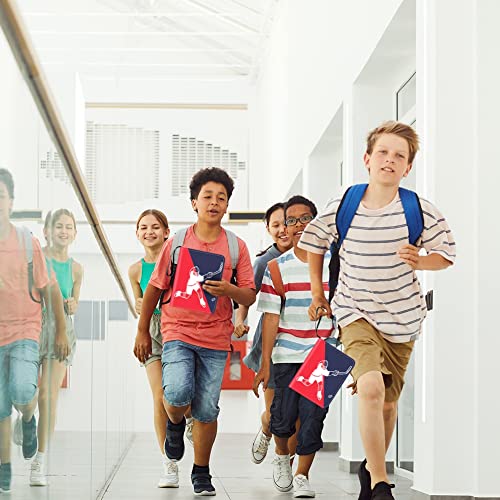 4 Pocket Hockey Cards Binder,Premium Zippered Trading Card Binder,400 Double Sided Pocket PU Collection Binder,Water Resistant, 3 Ring Collector Album,Card Folder for Hockey Sport Cards Display - Image 5