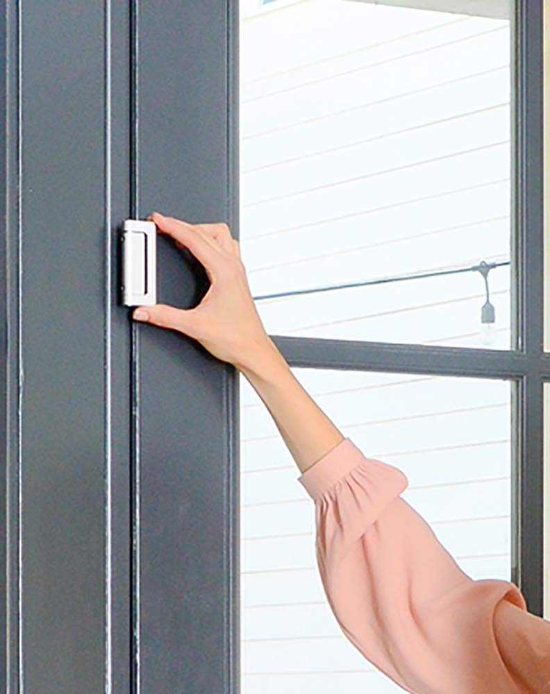 Cerradura de seguridad blanca Guardian para puerta, paquete de 2, The Original - No te dejes engañar por imitadores