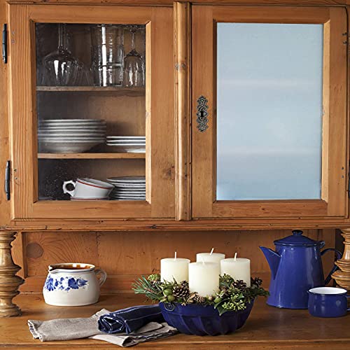 Image of SUNBIRD Window Film Privacy Colorful Window Sticker, Decorative Window Vinyl, Adhesive Home UV Blocking, Heat Insulation Static Cling for Bathroom Office (24 X 120 INCHES, Pure Frosted)