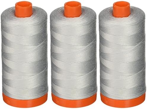 3-PACK - Aurifil A1050-2600 Mako Cotton Thread Solid 50WT 1422Yds Dove