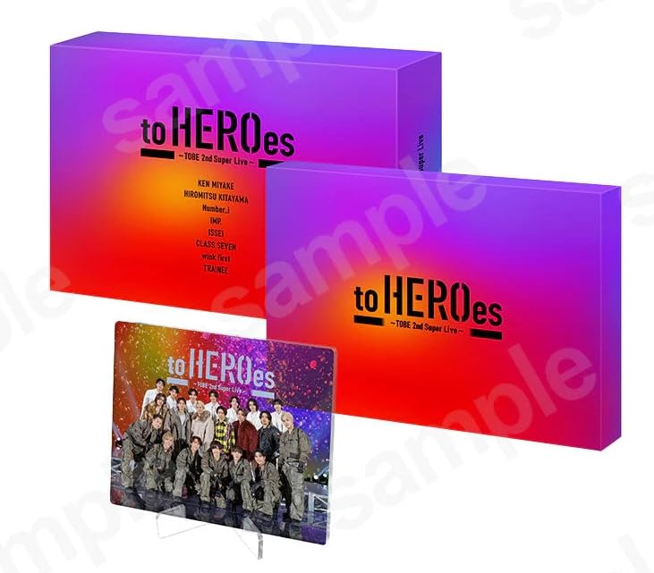 to HEROes TOBE 2nd Super Live通常盤・初回限定生産盤 Amazon.co.jp: 【限定特典あり 2形態セット】 to HEROes 〜TOBE 2nd