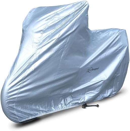Neodrift 'SilverMax' Bike Cover for Triumph Speed 400 (All-Weather Motorcycle Protection, Water &amp; UV Resistant, Dustproof,...
