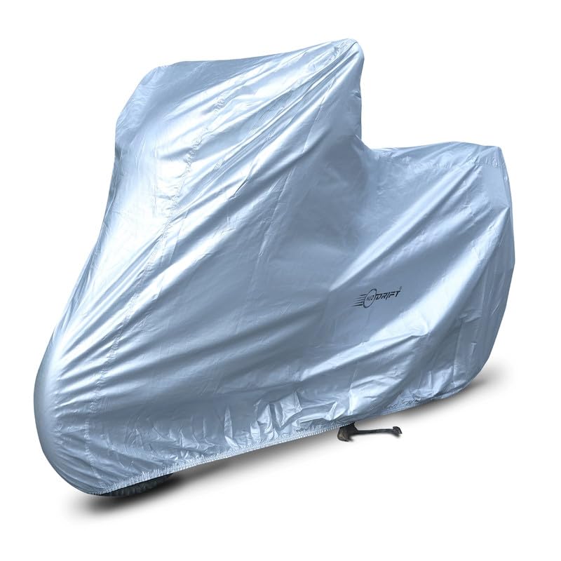 SilverMax' Bike Cover for Suzuki V-Strom SX (All-Weather Motorcycle Protection, Water & UV Resistant, Dustproof, Windproof).