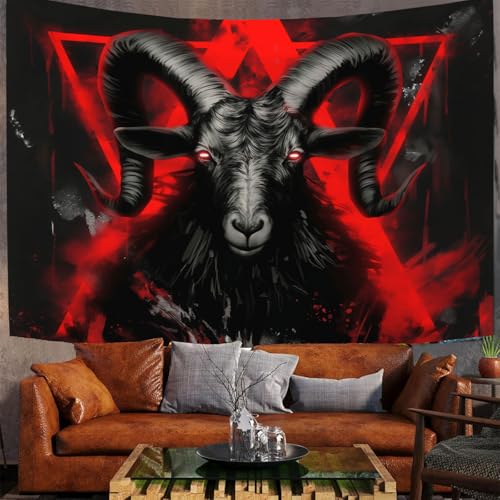 Tapiz de pared de animales misteriosos para decoración gótica de Halloween, 230x150 cm