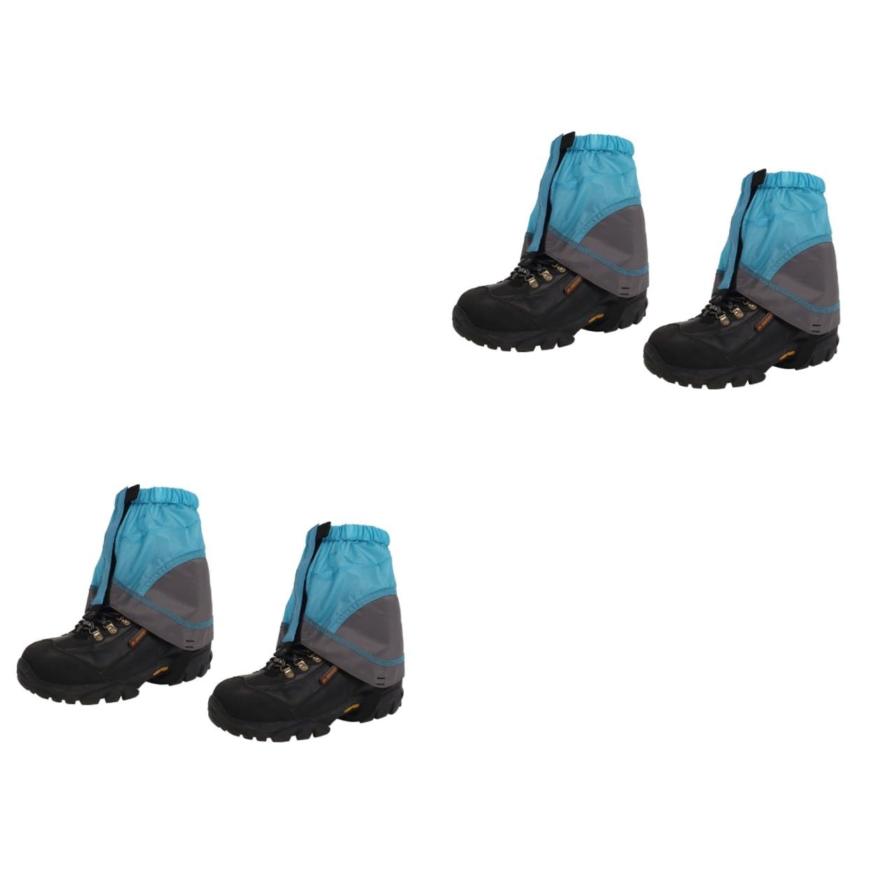INOOMP 2paires Guêtres Légères Et Imperméables pour Randonnée Trekking Et De Et Chaussures Bleu