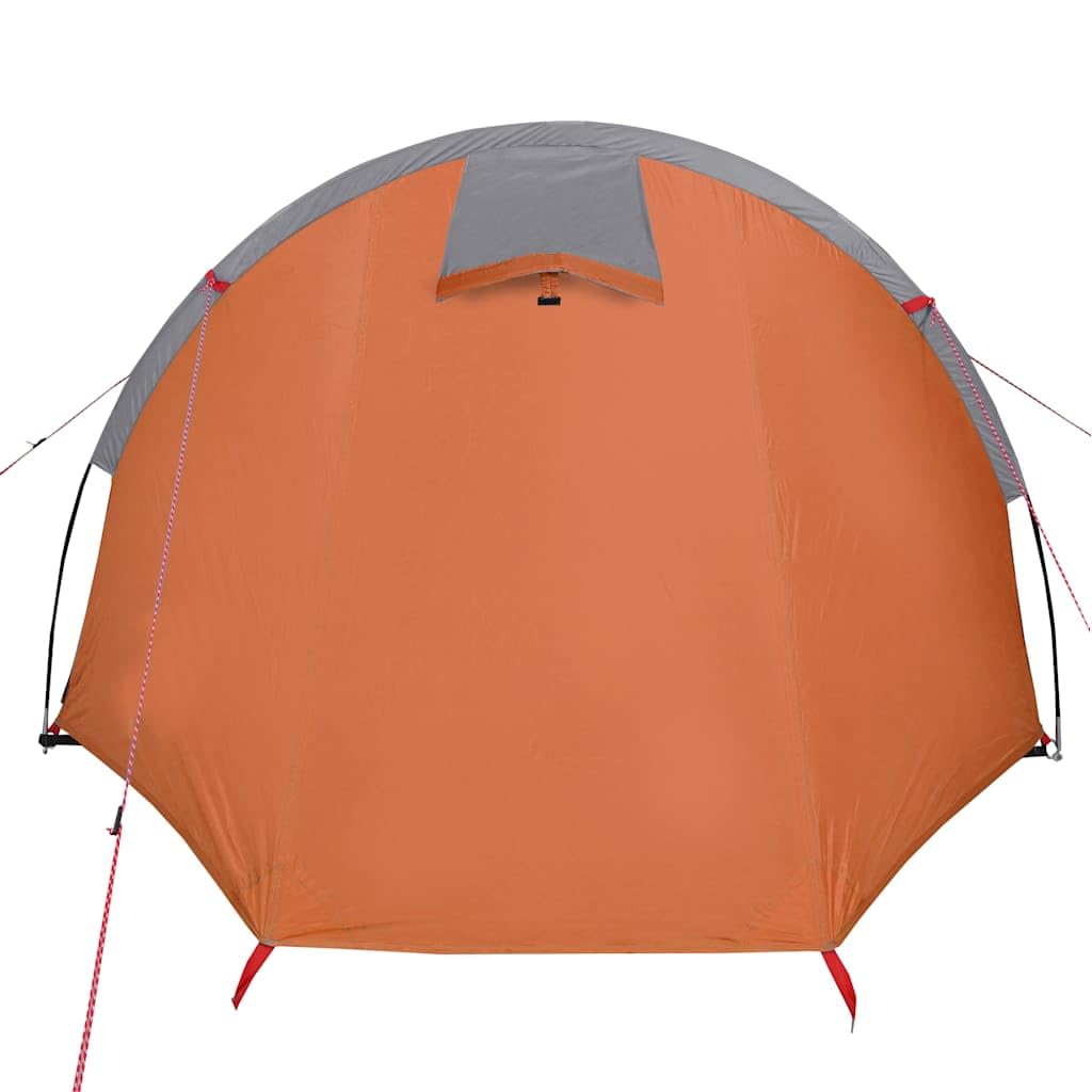 Genérico Tienda de campaña con túnel para 4 Personas Impermeable Naranja,Deportes,Actividades al Aire Libre,Camping y Senderismo,Tiendas de campaña-94396