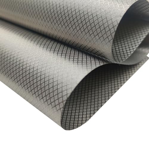 KSQP EMF Strahlenschutz Stoff Faraday Stoff Abschirmgewebe Metall Leitfähige Tuch Blocks RF-Signale, Anti-Strahlung Abschirmung Stoff für Radiowellen Mikrowelle/Strahlung Computer,silver-5x1.1m