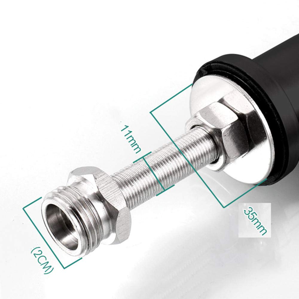 Grifo de filtro de agua de ósmosis de 1/4 pulgadas, purificador de agua potable directo negro, grifo de cocina giratorio de acero inoxidable para agua potable limpia, fácil instalación