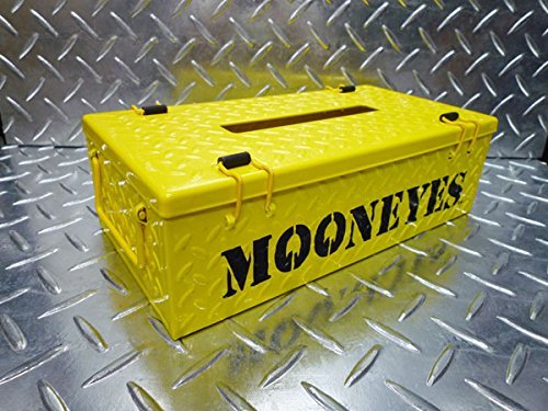 Amazon | ☆ガレージ鉄板柄のティッシュケース ムーンアイズ（イエロー