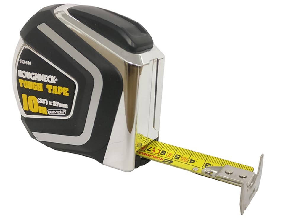 Roughneck Self Locking Pocket Tape, 10 m x 27 mm