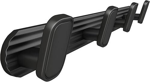 Miniatura 8 de Perchero de pared para colgar abrigos, perchero negro con 4 ganchos, ganchos de aluminio para colgar abrigos, sombreros, bolsos, toallas, soporte