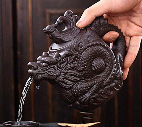 Tongyou 8541935213 Authentic Yixing Teapot Dragon And Phoenix Tea Pot Big Capacity Purple Clay Tea Set Kettle Kung Fu Teapot thumb #5