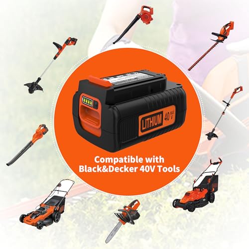 Image of Powilling 40V 3.5A Replacement Black and Decker 40 Volt Lithium Battery