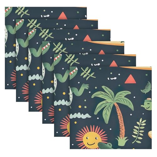Servilletas de Tela Qilmy 20 x 20 Inch Pack de 6 miniatura 6