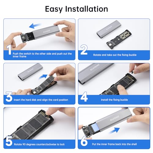 ELUTENG M.2 SSD Enclosure の商品画像 4