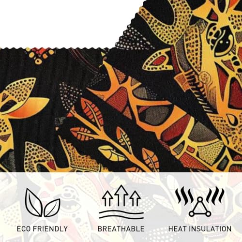 Set de table lavable anti-rayure motif girafe pour protéger votre table - 4