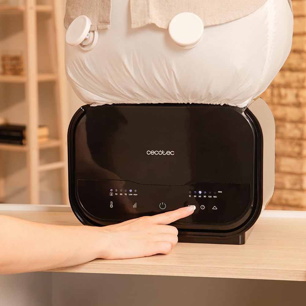 Cecotec Machine à Repasser et à Sécher IronHero 120 Mannequin Dry. 1200 W, Défroissage et Désodorisation, Chemise et Pantalon, 180 min, Minuterie, Température Réglable, Contrôle de la Température.