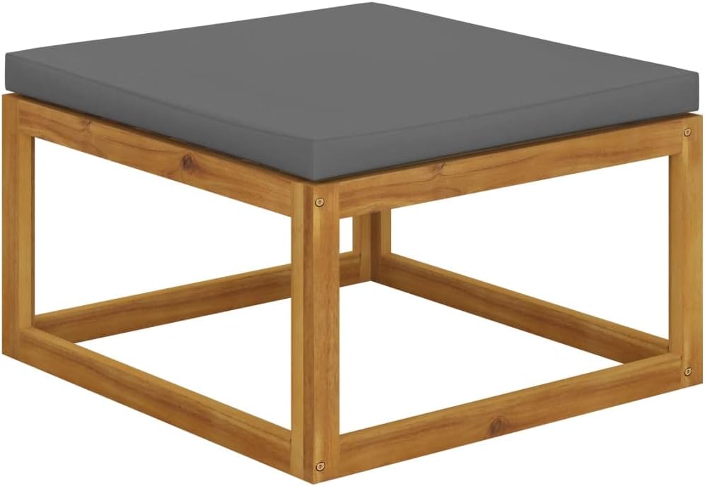 Coffee Table,Patio Coffee Tables for Outside,Porch Table,Backyard Furniture,Outdoor Dining,for Your Balcony, Porch, Lawn, Deck and Backyard, 26.7"x26.7"x11.4" Solid Acacia Wood