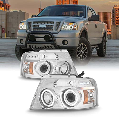 Image of AKKON - For 2004-2008 Ford F150 F-150 Pickup Dual Projector Headlights