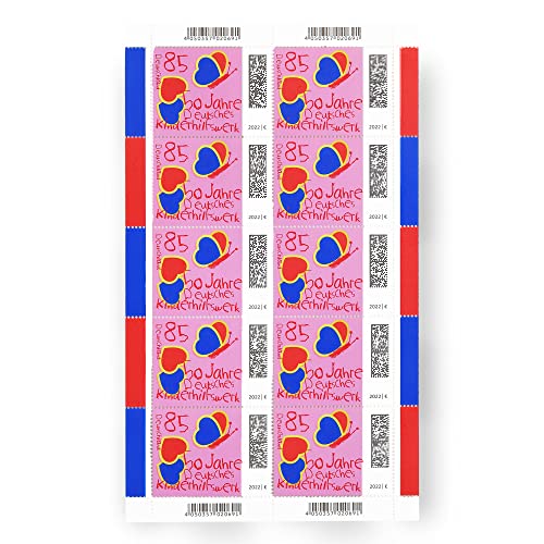 10 Briefmarken 0,85 EUR + 10 Umschläge - Benjamin Blümchen Briefmarken Set