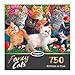 RoseArt - Fancy Cats - Kittens at Play - 750 Piece Jigsaw Puzzle for Adults