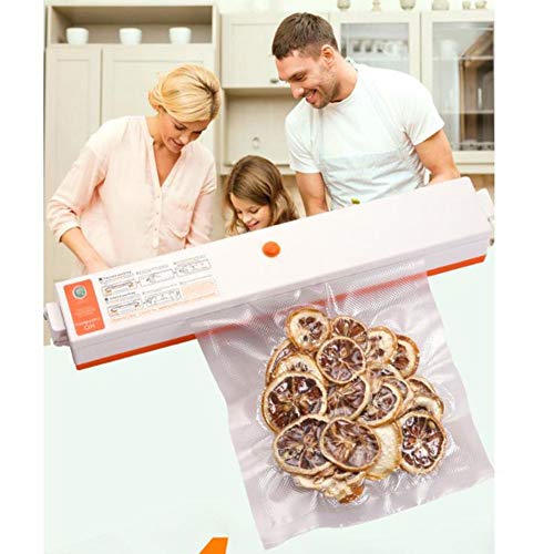 Vacuum Sealer,110V/220V Automatic Food Sealer Machine for Food Preservation w/Starter Kit, One-Button Vacuum Sealing System with Compact Design