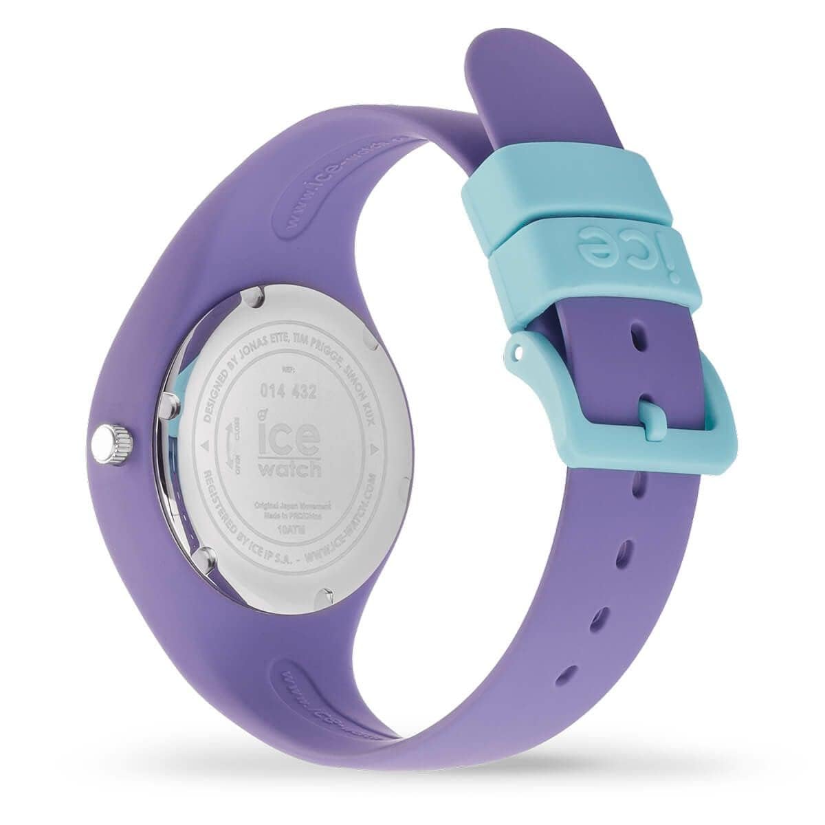 Ice-Watch - ICE ola kids Mermaid - Fioletowy zegarek dziewczęcy z silikonowym paskiem - 014432 (Small)