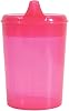 Drinking/Feeding Cup with 2 Spouts and graduated measurements on Side. Narrow Spout for drinking Liquids, Wider Spout for more Solid or Blended Food. Easy to hold and use. Reduces risk of Spillage.
