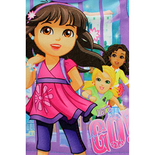 Dora and Friends Toddler Purple Fleece Pajamas (2T)2