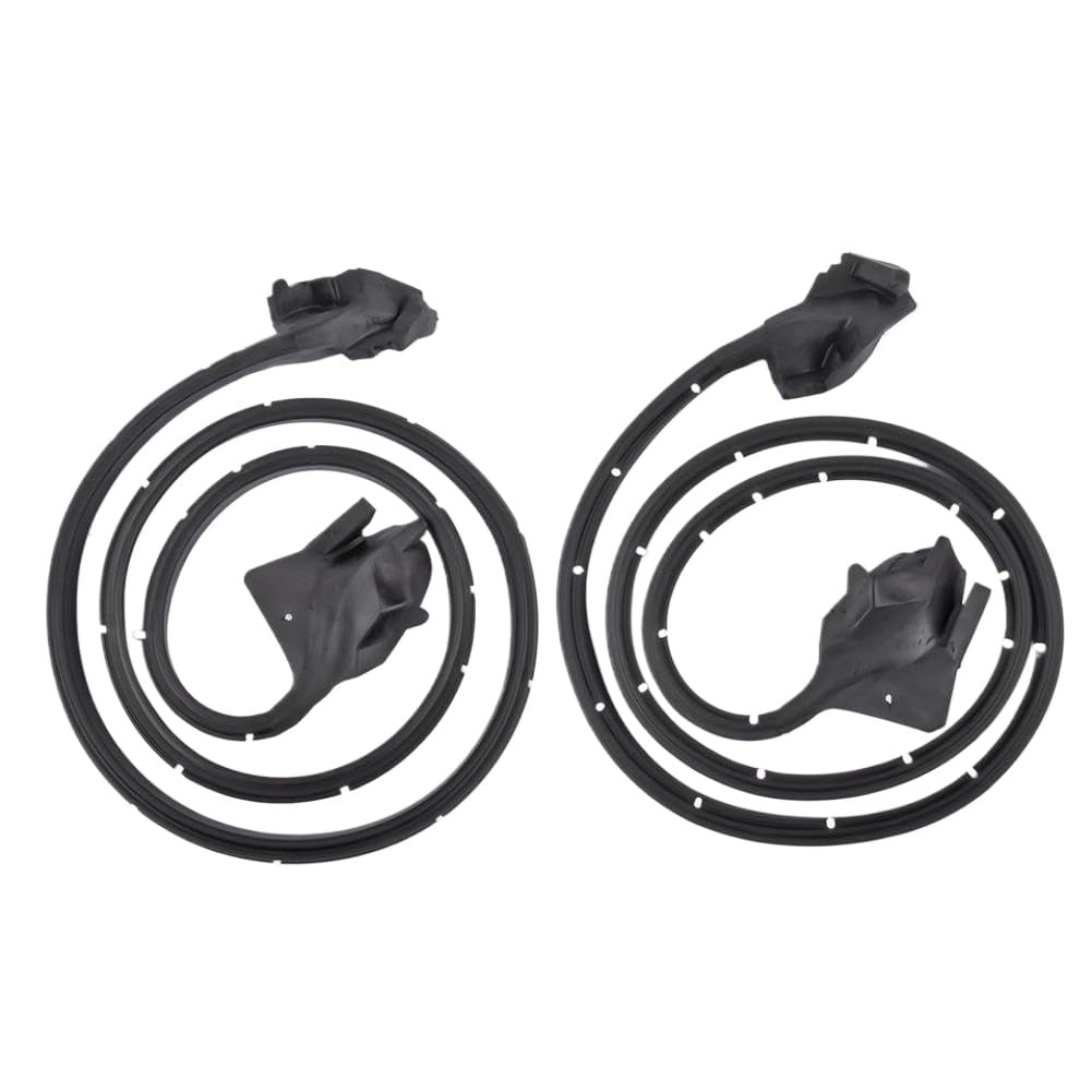 Upktyhwye Onecolor Rubber Door Weatherstrip Seals Ap02 Pair Set Compatible With Camaro Firebird Kg3030