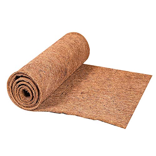 Tapis Reptile natte en Fibre de Coco, Tapis de reptile en fibre de coco pour tortue et terrarium, Naturel Substrat Terrarium pour Tortue terrestre lézards Serpents Tortues Lapin 60*100cm