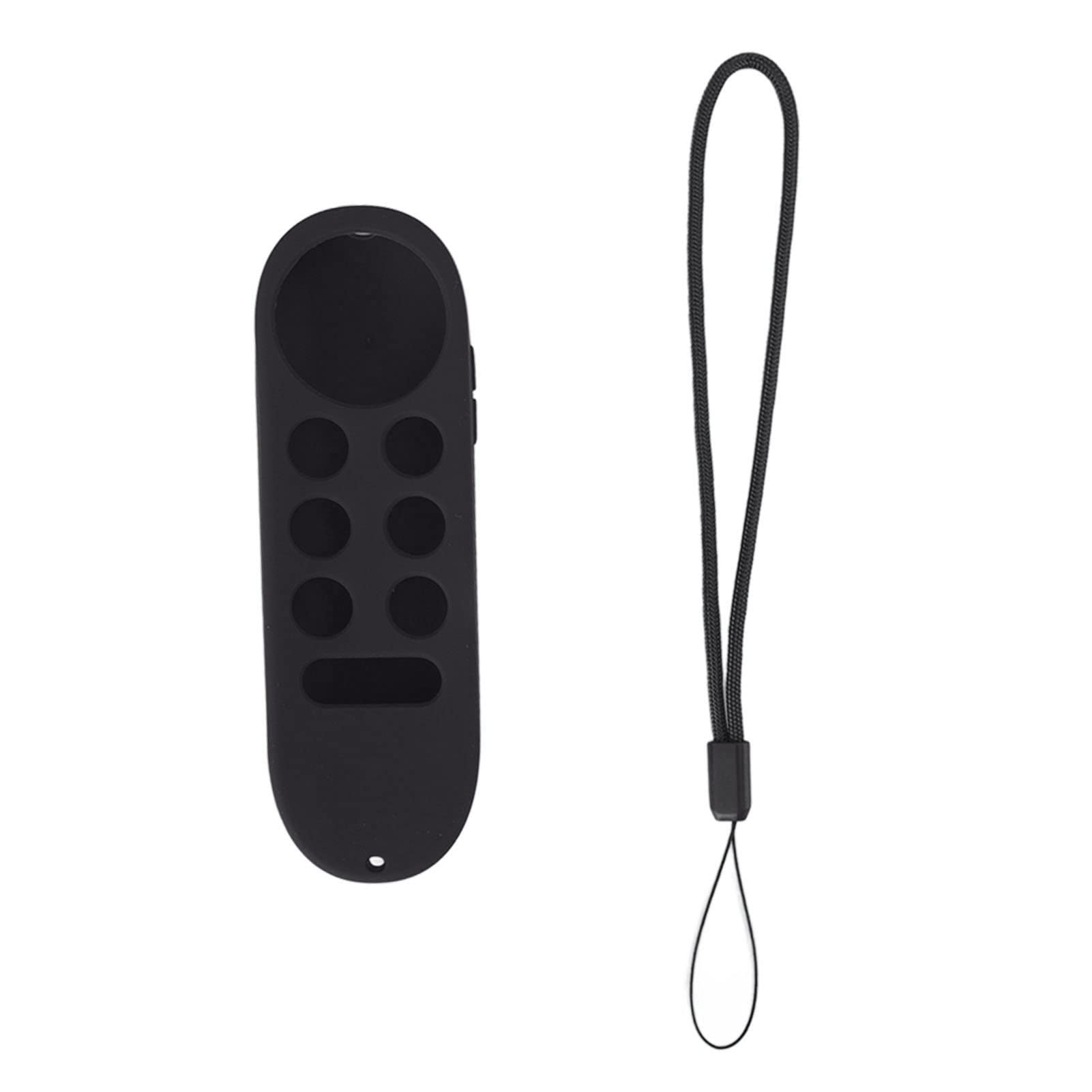 Cover per Telecomando in Morbido Silicone, Custodia Protettiva Antiurto per Telecomando per Chromecast con TV (Grigio profondo)