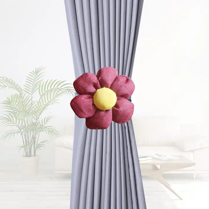 Fermatende A Calamita A Forma Di Fiore - 10 Pezzi, Per Tende E Tendine, Colorati - Foto 10
