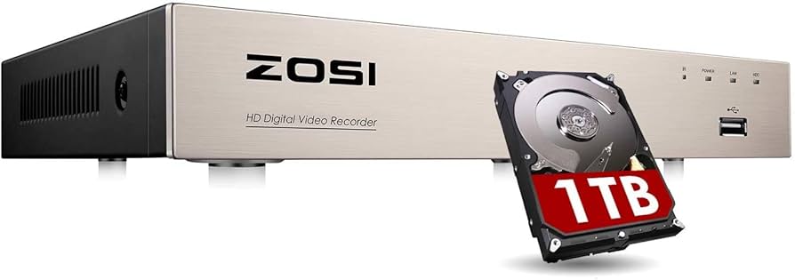 Amazon.com : ZOSI 1080P 8 CH 4-in-1 DVR HD TVI CCTV DVR