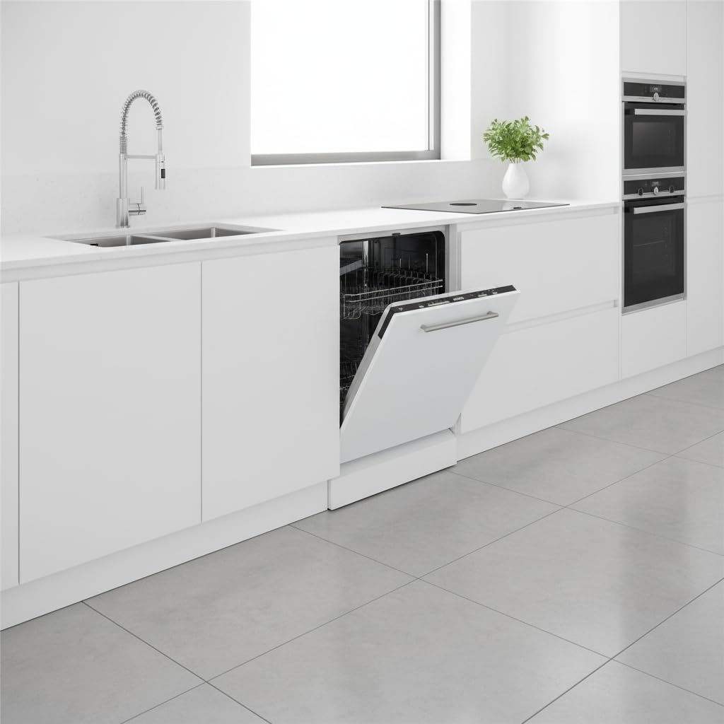 Edesa Lavavajillas Integración EDB-6130-I, 13 Cubiertos, 5 Programas, Ancho de 60 cm, Potencia 2100 W, Acabado en Acero Inoxidable