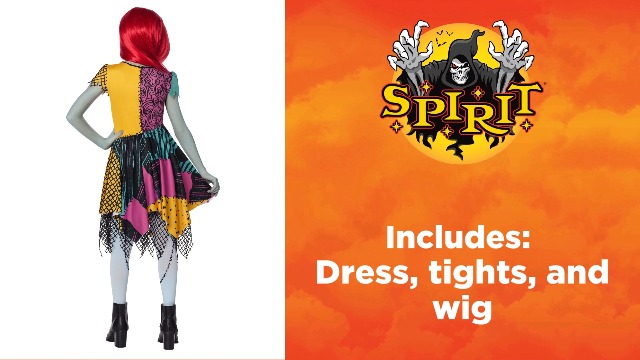 nightmare before christmas sally dress spirit halloween Adult Sally Costume