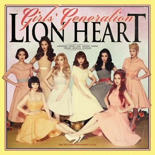 GIRL'S GENERATION LION HEART Vol. 5 Album Poster K-POP Sealed SNSD