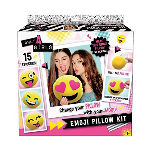 Canal Toys Only 4 Girls Emoji Pillow Kit