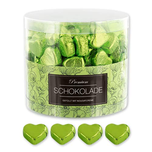 Preisvergleich Produktbild 150 grüne Schokoladen Herzen Dublin