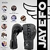 Jayefo-R-6-Boxing-Gloves R-6 Boxing Gloves for Men & Women Sparring Heavy Punching Bag MMA Muay Thai Kickboxing Mitts (Black, 16 OZ)