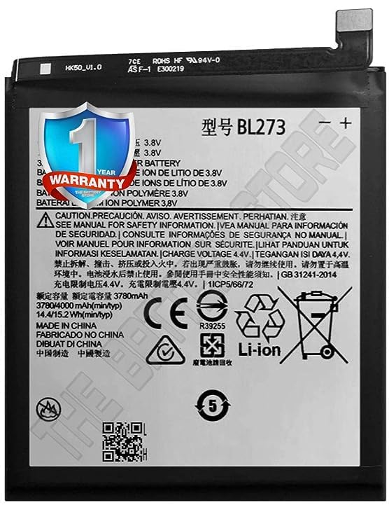 Image of Original BL273 Battery for Lenovo K8 Plus PA8C0020IN / PA8C0003IN Battery with 1 Year Warranty**(J00209)