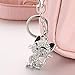 Produktbild GMTEXTILES Kristall Strass Charm Damen Handtasche Metall Schlüsselbund Schlüsselring Anhänger Schlüsselbund