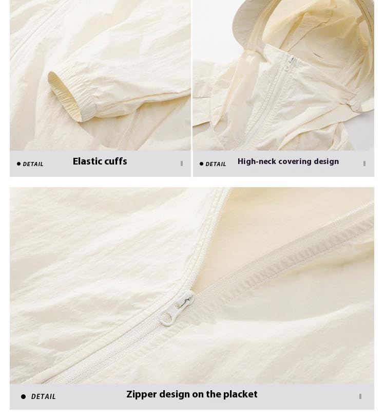 Chaqueta ligera resistente al agua con capucha desmontable miniatura 3