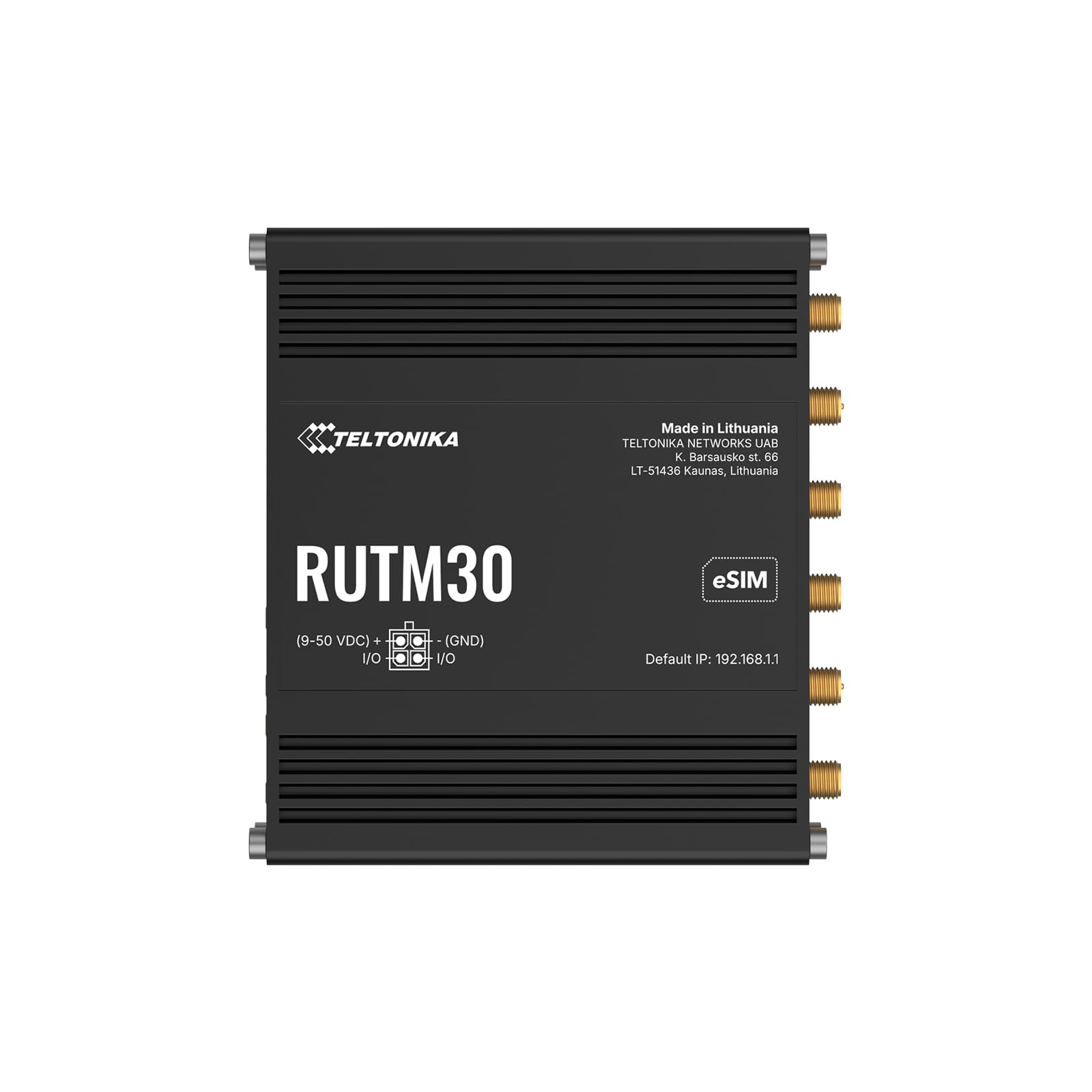 TELTONIKA RUTM30 - Wireless Router - WWAN 1-​Port-​Switch