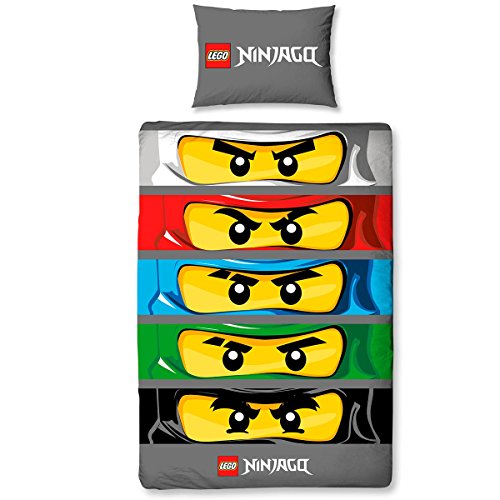 Character World Lego Ninjago Eyes Single Panel Duvet