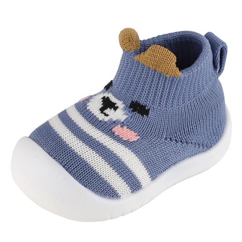 Chaussons Bébé En Laine Douce - Semelle Antidérapante, Léger Et Chaud - Pour Premiers Pas Intérieur, 3-24 Mois