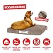 Fatboy® Doggielounge Stonewashed | Hundekissen Taupe | Abwaschbares Hundebett für große und kleine Hunde