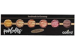 Coliro Artist-Grade Mica Pearl Watercolours