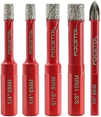 BGTEC Droge Diamant Core Boor, 2 Stks 20Mm Vacuüm